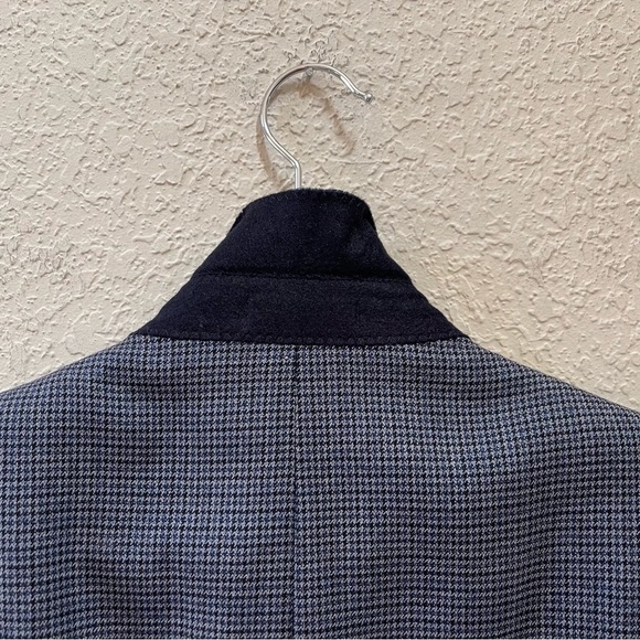 Ralph Lauren Suit Blazer Wool Check Plaid Dillard’s Classic Timeless Blue 40S - Picture 12 of 15